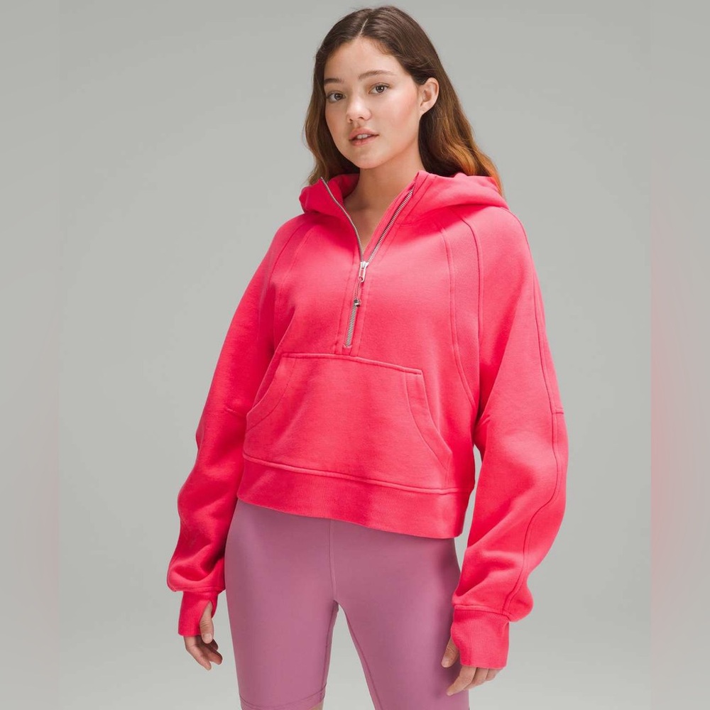RARE NWT Lululemon Lululemon Scuba Oversized Half-Zip Hoodie in Lip Gloss